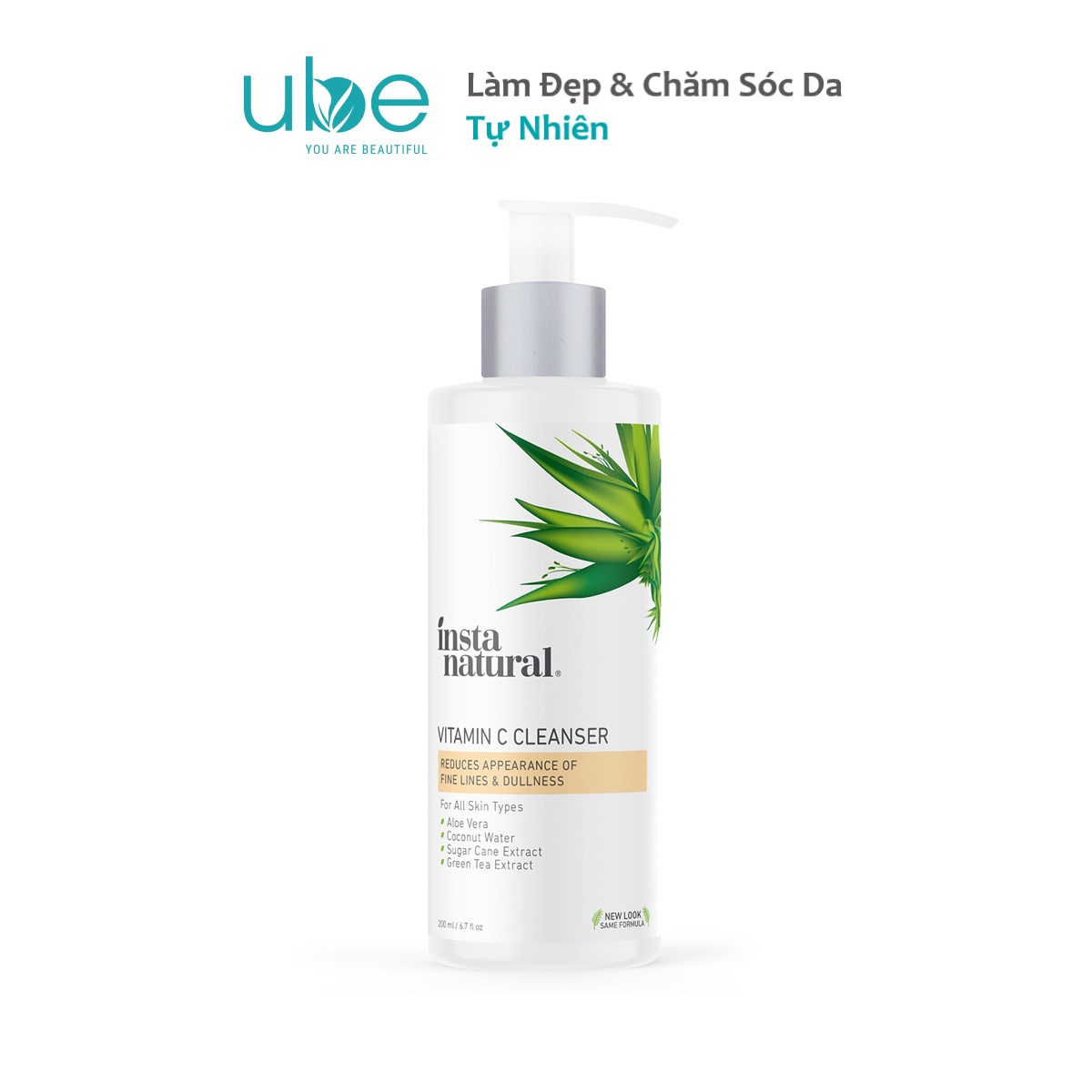Sữa rửa mặt sáng da & chống lão hóa instanatural vitamin c cleanser 200ml