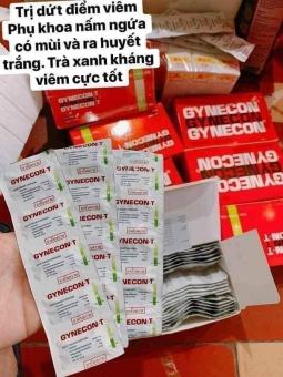 Vỉ 5 viên Gynecon Thái Lan cho phụ nữ ( chống viêm nhiễm nấm ngứa )