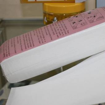 Giấy wax lông 100 tờ nhám hỗ trợ tẩy lông tại nhà