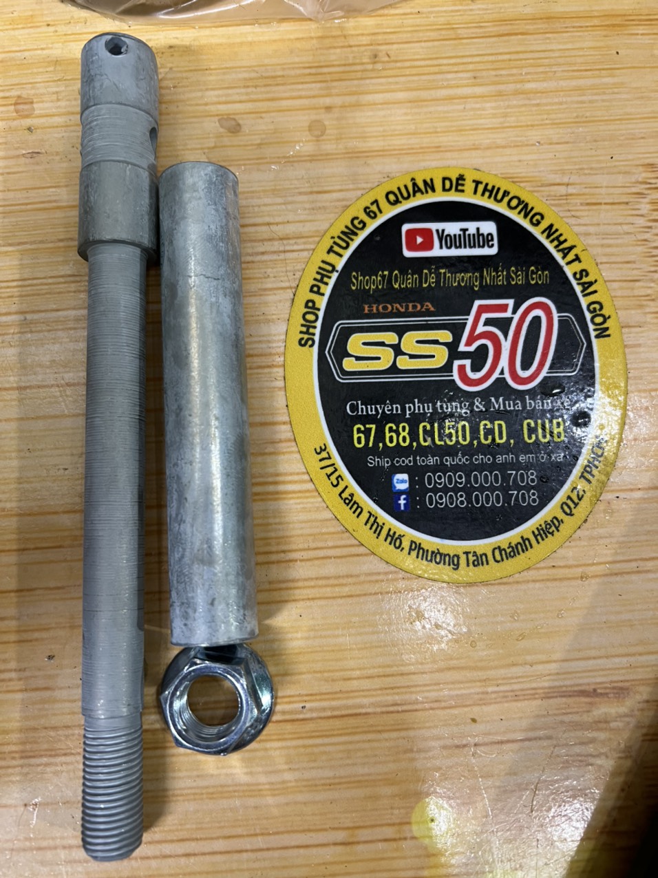 Cốt chống đứng, gắn cho các dòng xe 67, 68, cd, cl...