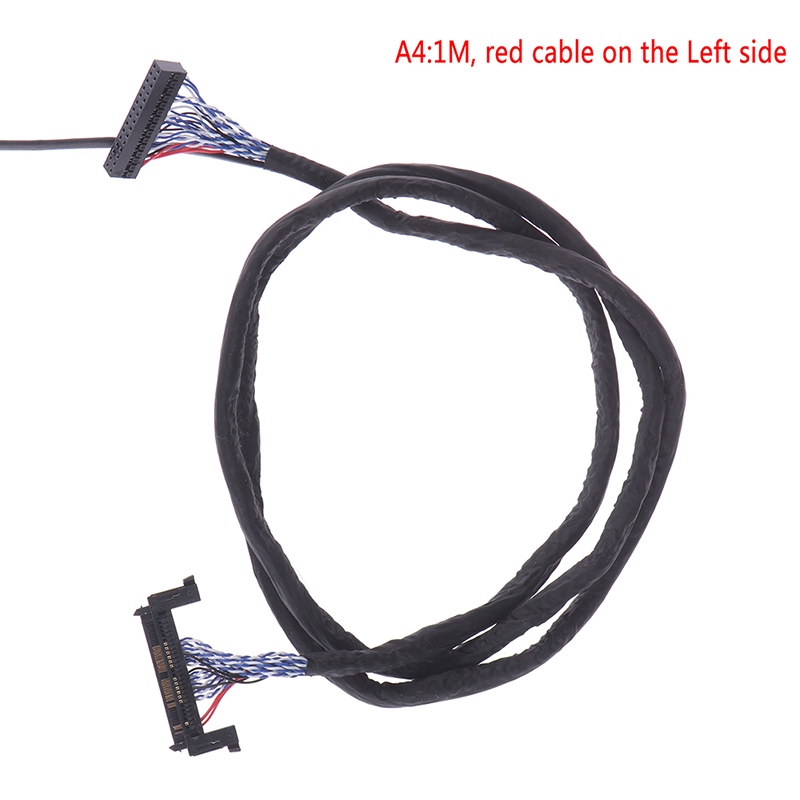 LVDS Cable 30 Pin, 1-Ch 8-Bit black Connector (Left Supply) 