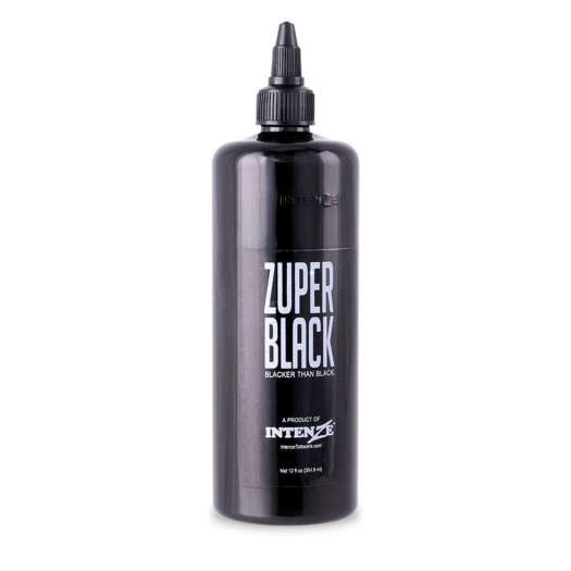 Mực Xăm Intenze ZUPER BLACK 12 OZ 355ml