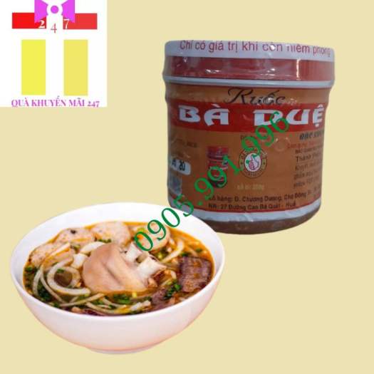 Mắm ruốc Bà Duệ 200g / 400g chuẩn vị bún bò Huế- Quà khuyến mai 247