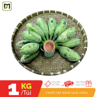 1KG chuối sáp nghệ miền Tây dùng nấu chín để ăn