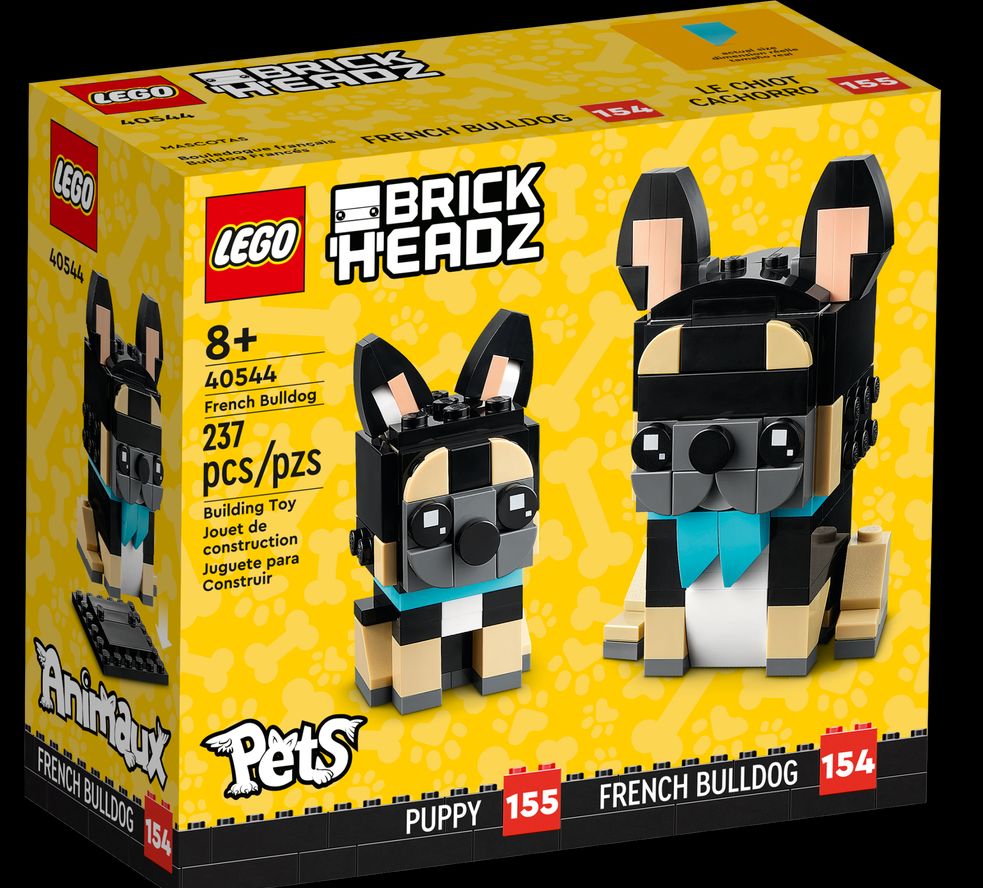 LEGO Brickheadz French Bulldog and Puppy 40544 (237pcs) 
