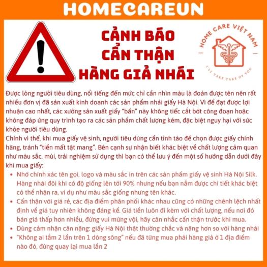 Giấy vệ sinh TIẾN HIẾU Hà Nội Silk cao cấp 3 lớp giấy ăn siêu dai mềm mại không lõi và có lõi - Chính Hãng Tiến Hiếu