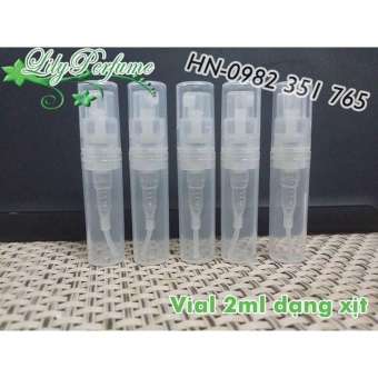 10 Vỏ chiết nước hoa 2ml nhựa dạng xịt (Ống chiết / Lọ chiết / Chai chiết)