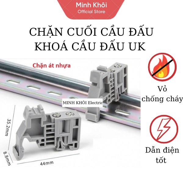 Khoá cầu đấu uk,miếng chặn hai đầu domino,chặn cầu đấu uk,chặn thanh ray dinrail,chặn cuối hàng kẹp có vít,chặn át nhựa,chặn domino,chặn nhựa,miếng chặn kết thúc domino,cầu đấu uk,miếng chặn cầu đấu bằng nhựa,vít kẹp