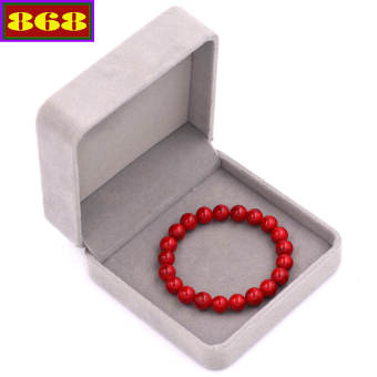 Vòng tay đá san hô đỏ 8 ly kèm hộp nhung - Vòng chuỗi phong thủy