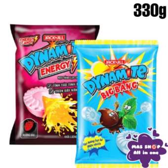 Kẹo Dynamite vị Bạc hà nhân socola / Dâu nhân tăng lực 330g - Bạc hà nhân sô cô la