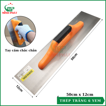 Dao Trét Bột Cán Nhựa Dekok Minh Phát 50cm, Dụng Cụ Trét Bột Sơn Nước