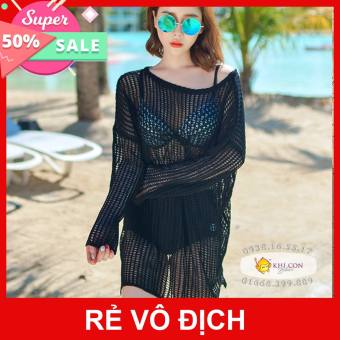 Áo lưới form rộng đi biển