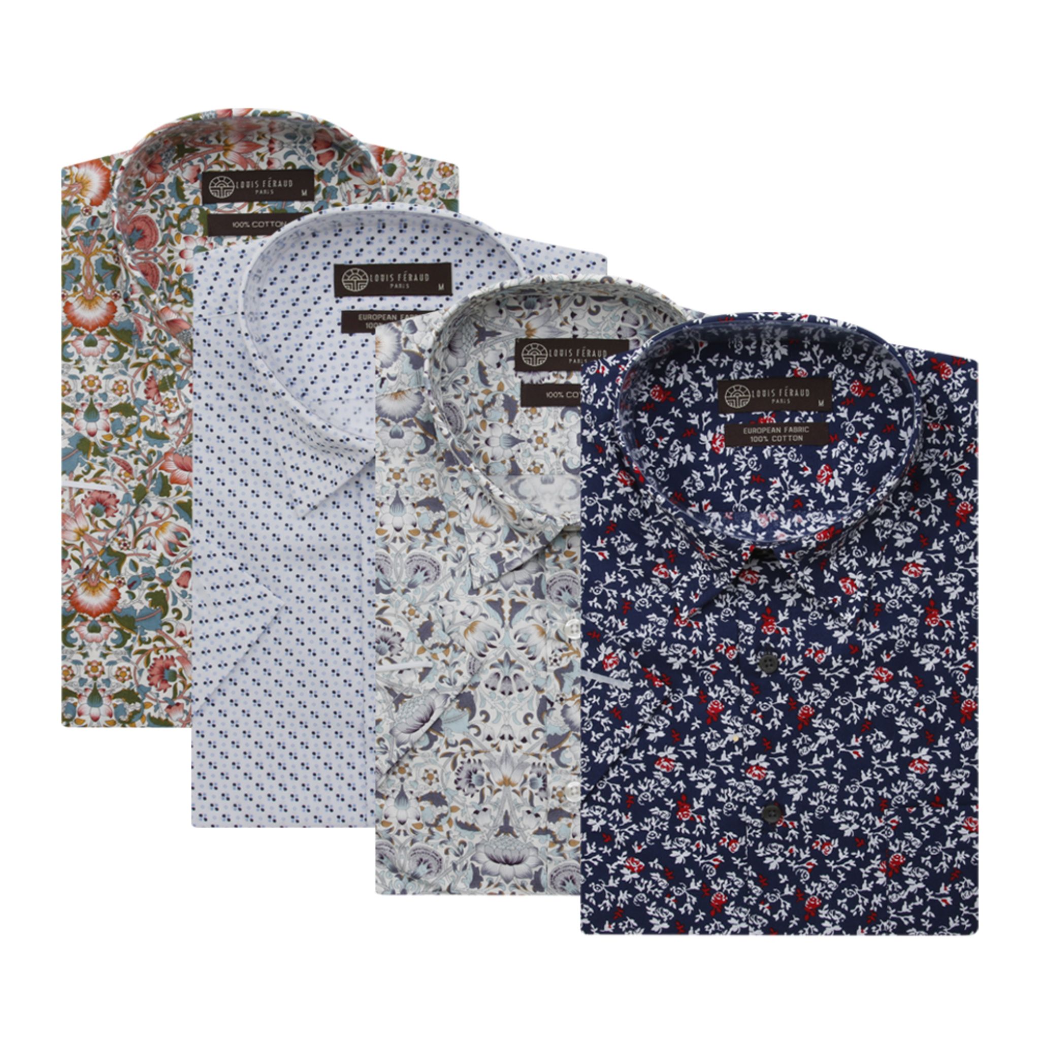 Louis Feraud Shirts for Men - Blue & White: Buy Online at Best