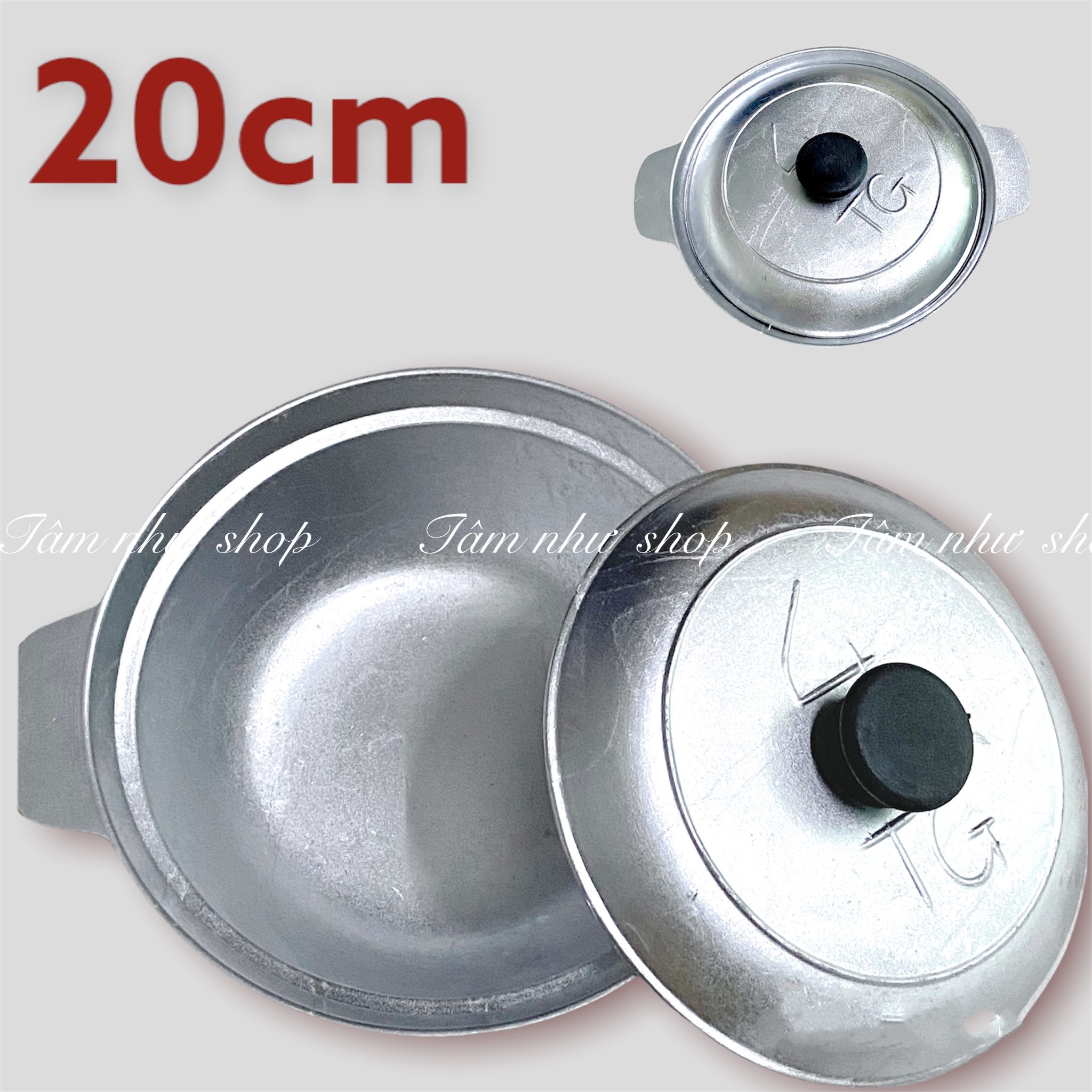 Nồi Gang Kho Cá Thịt 700ml Dày 2 Lớp Chống Bể Giữ Nhiệt Lâu Hơn