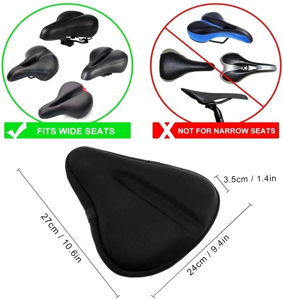 stationary bicycle seat covers