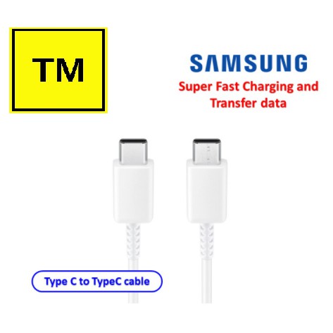 Dây sạc Samsung type-C to type-C - bảo hành 12 tháng