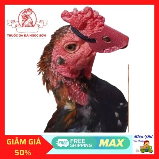 Bịt Mỏ Vần Gà Chọi 2 Cái  X5 Thái Lan Bịt Mỏ Da Dầy Dặn Khâu Chắc Chắn Tiện Lợi Khi vần gà.