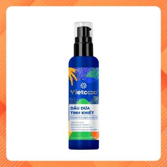 Dầu Dừa Nguyên Chất - Tinh Khiết Vietcoco 130ml Chai Xịt Dùng Dưỡng Da Dưỡng Tóc