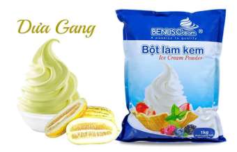 Bột làm kem vị Dưa Gang