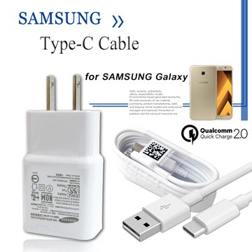 Bộ sạc nhanh fast charge type c sam.sung ga.la.xy 2018, a3, a5, a7, 2017, s8, s8 plus