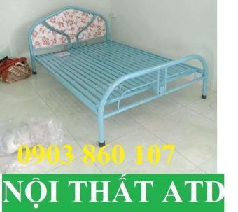 Giường sắt đơn giá rẻ - giường sắt lắp ráp tphcm- giường sắt mẫu mới đủ kích thước bình dương