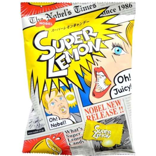 Kẹo siêu chua Super Lemon/ Soda/ Cola gói 90gr