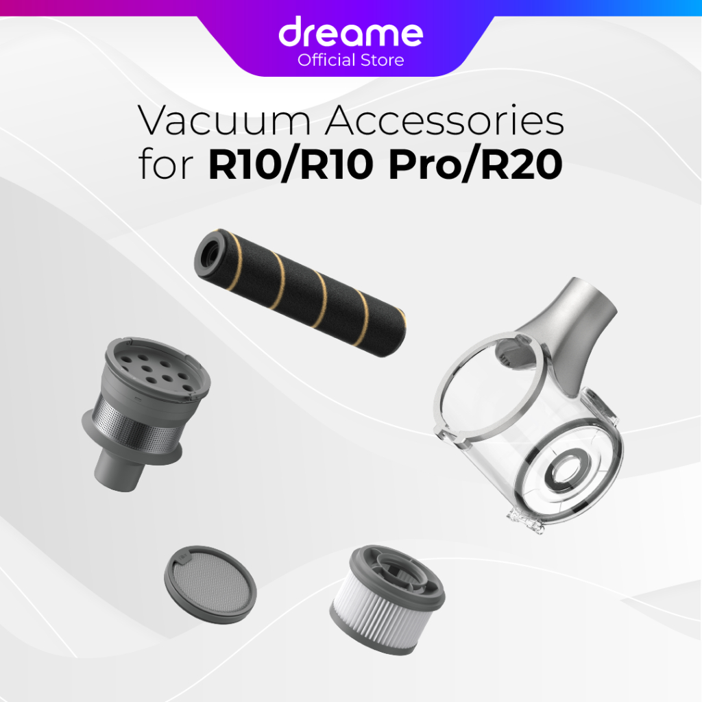 Dreame R20 R20pro R10 R10pro Spare Parts Tool Brush LED Crevice Nozzle  Accessories (applicable to 1.3mm spacing)