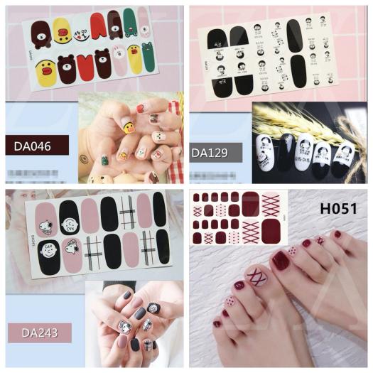 Combo 2 bộ miếng dán móng tay nail+1 bộ miếng dán móng chân đẹp - Combo miếng dán móng tay 3D nail sticker miếng dán móng tay dễ thương cute miếng dán móng tay chân rẻ đẹp đồ dán móng CB884