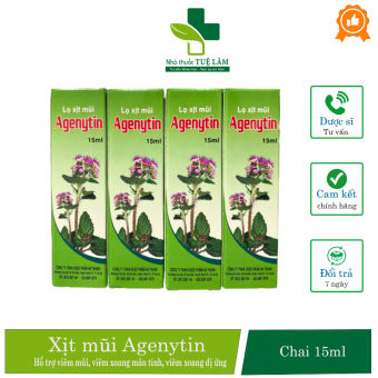 Xịt mũi Agenytin chai 15ml