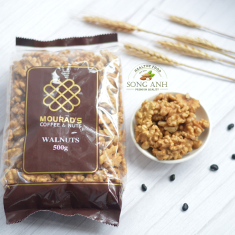 Nhân hạt Óc chó nguyên vị sấy khô 500gr Mourad Úc(Sữa hạt/Làm bánh/Ăn kiêng/Giảm cân/Keto)-Song Anh Healthy Food