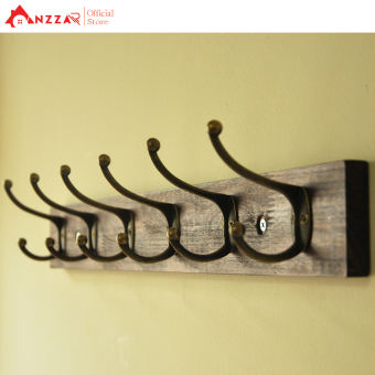 Móc gỗ treo quần áo gắn tường, kệ treo đồ trang trí Anzzar, decor phòng ngủ,móc treo quần áo, phụ kiện, giá gỗ treo quần áo