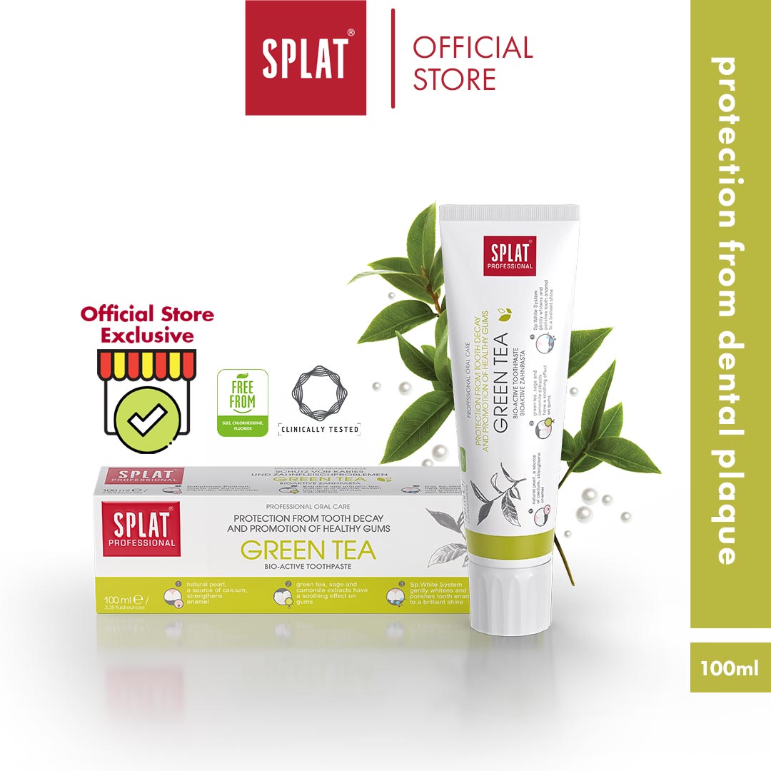 Gambar SPLAT Professional Series Green Tea Toothpaste [100ml] EXP 2024