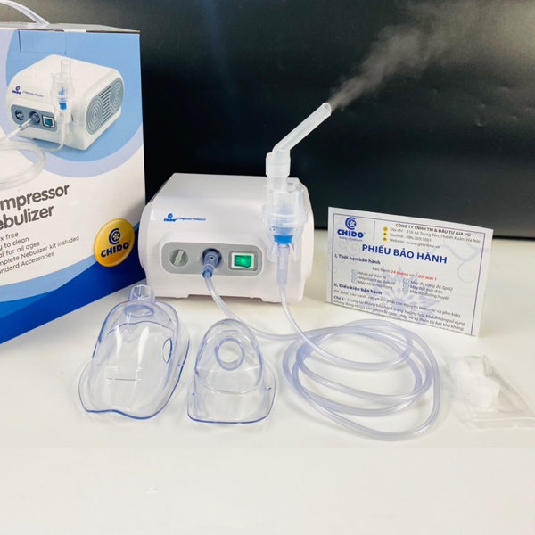 Máy xông mũi họng khí dung chido, máy xông mũi họng chido cnb-69021, máy xông hơi mũi, bảo hành 12 tháng, 1 đổi 1