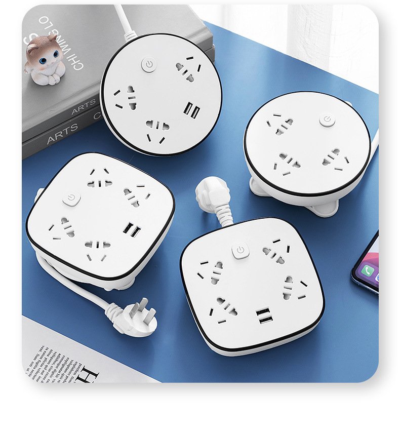 Ổ cắm điện đa năng 2m8, ổ điện có cổng usb sạc nhanh chống giật