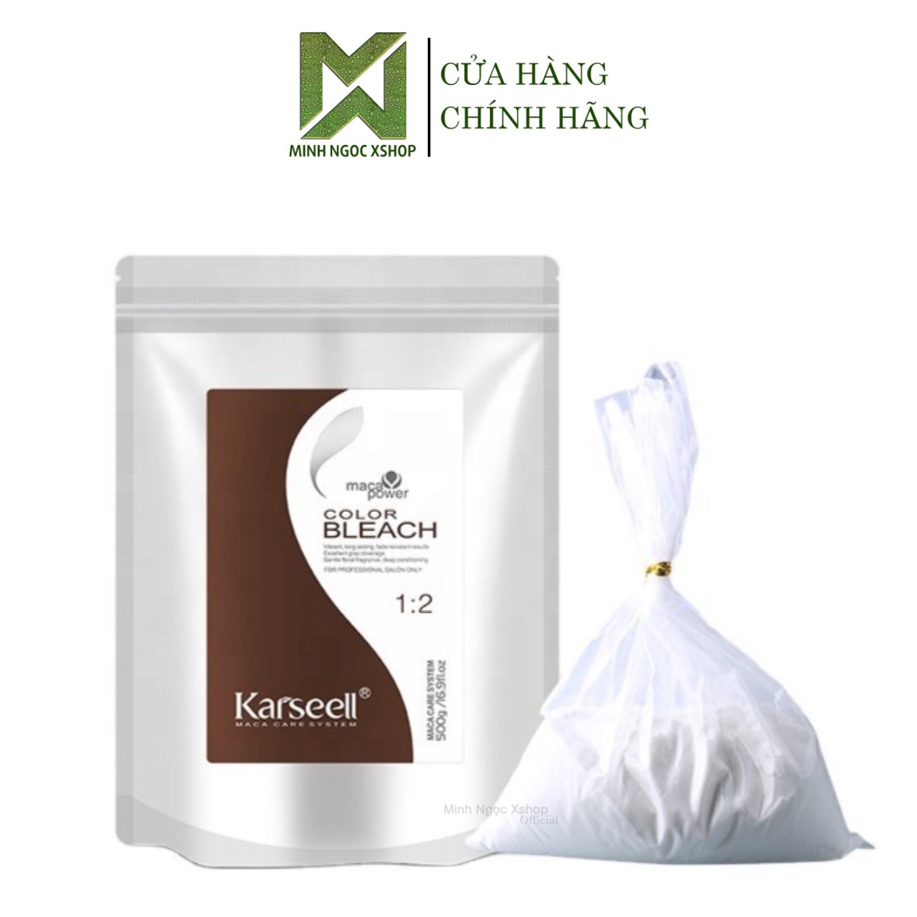 Bột tẩy tóc karseell color bleach 500g
