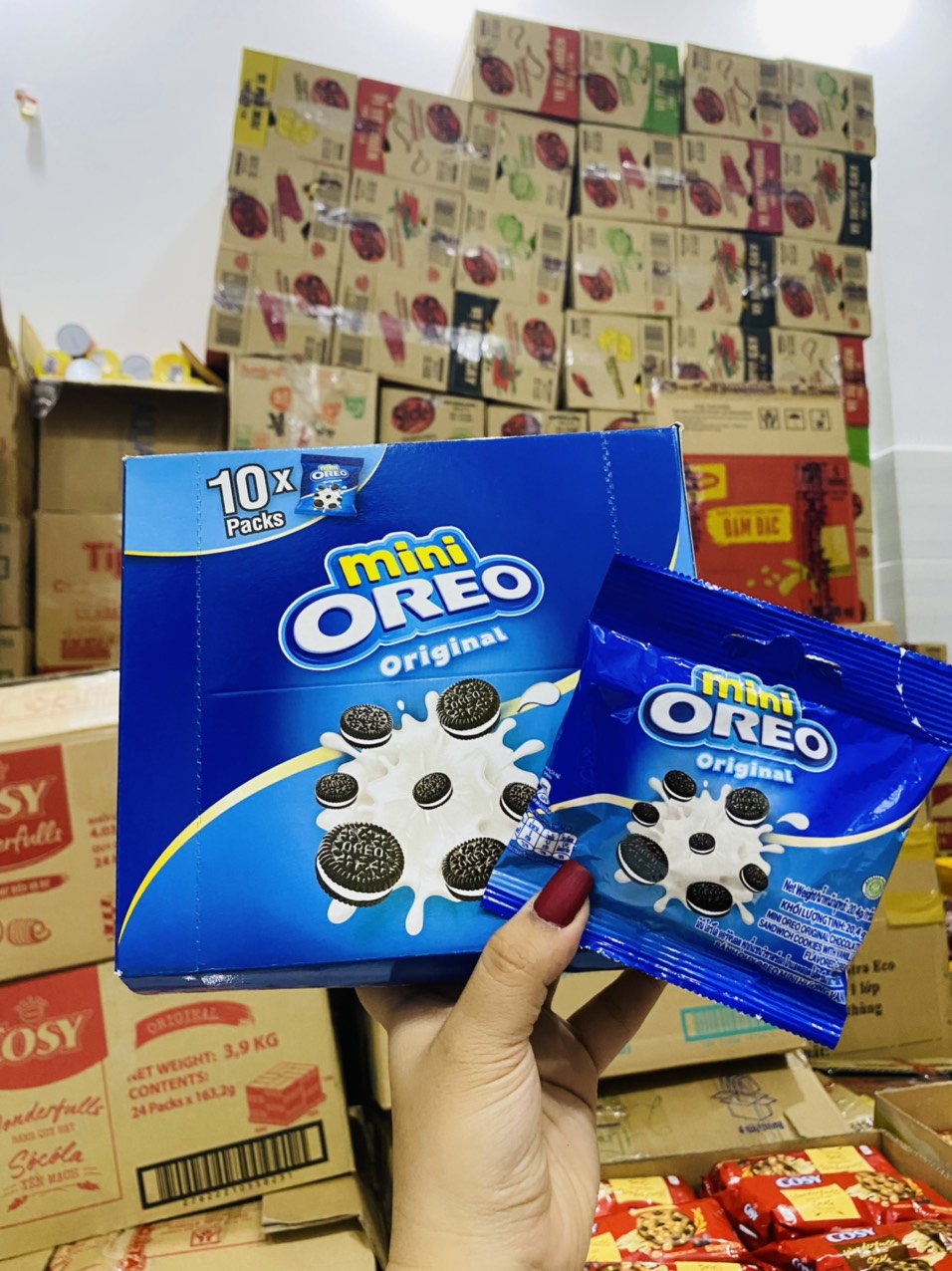 COMBO 10 GÓI BÁNH QUY OREO MINI KEM VANI