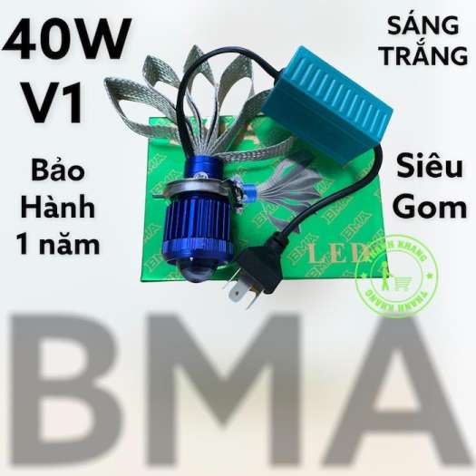 ❃☂❃ đèn led bi cầu h4 BMA-DPL-V1,đèn led cos vàng pha trắng chính hãng siêu sáng bảo hành 1 năm gắn pha xe máy Thanh Khang.