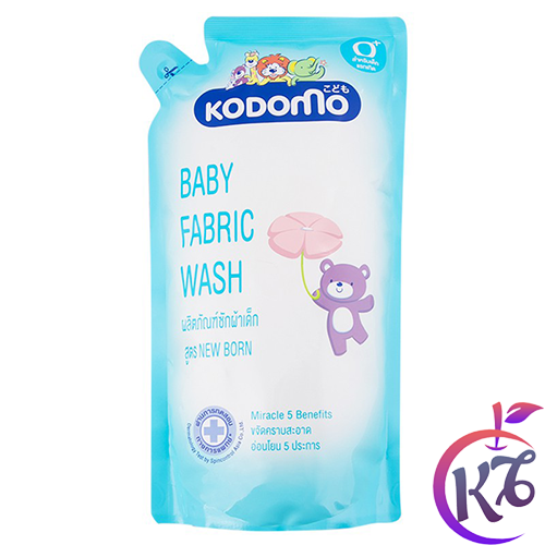Nước giặt tẩy quần áo cho bé Kodomo gói 600ml Thái Lan - nuoc giat tay