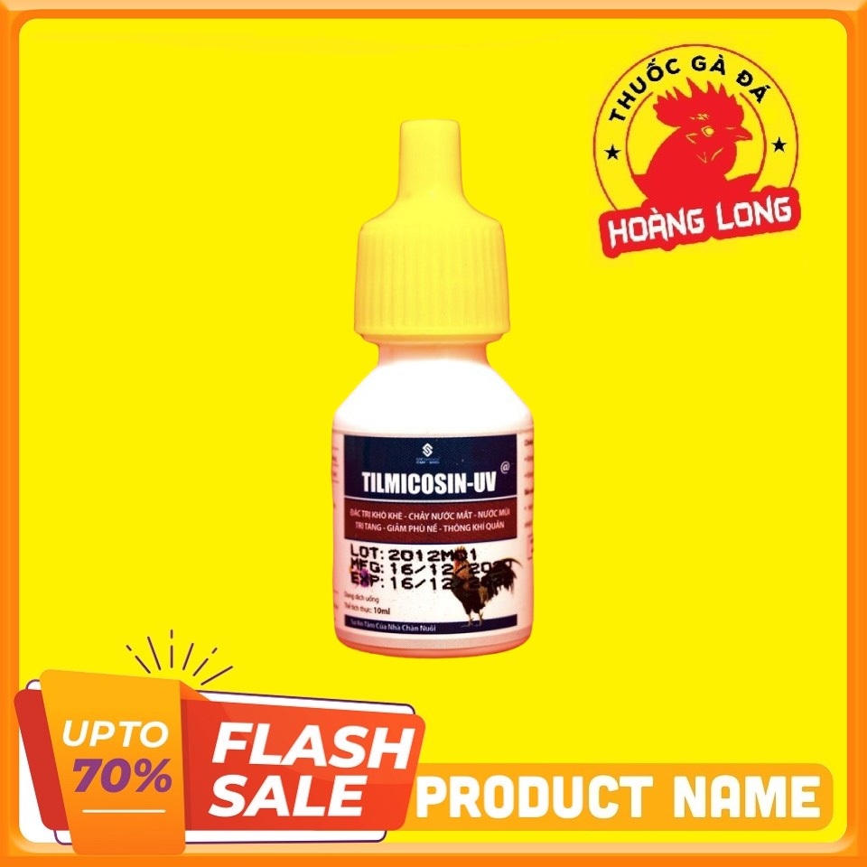 Tilmicosin - uv khò khè, xỗ mũi 1 lọ 10 ml