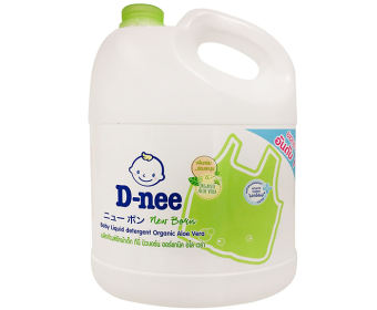 Dung dịch giặt xả Dnee Organic 3000ml (xanh lá)
