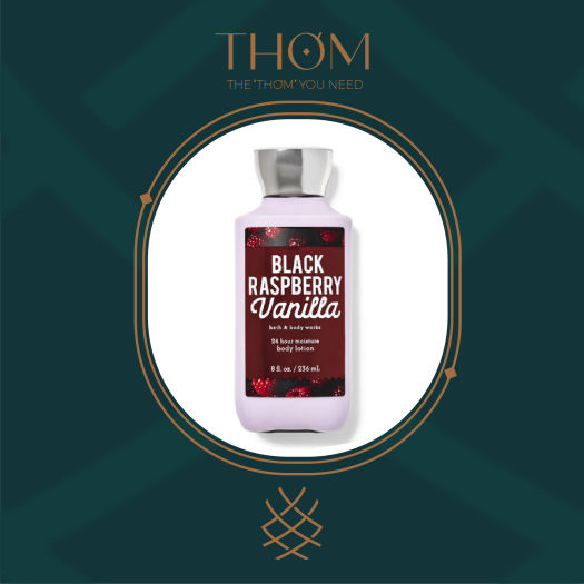 BLACK RASPBERRY VANILLA | Sản Phẩm Dưỡng Thể Bath & Body Works
