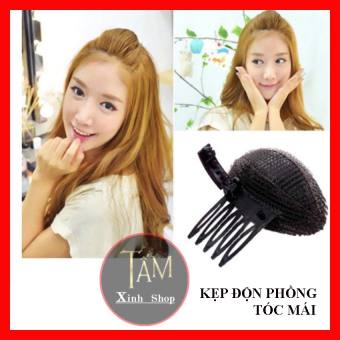 Kẹp độn phồng tóc mái hotgirl đính mút xốp - độn phồng tóc mái mút xốp LOẠI CÀI