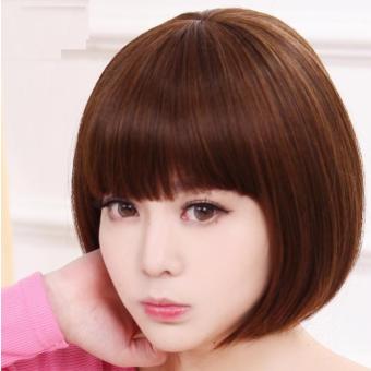 Tóc giả nữ nguyên đầu,tóc giả nữ cao cấp làm bằng tơ mềm mượt như tóc thật (màu vàng) + tặng kèm lưới