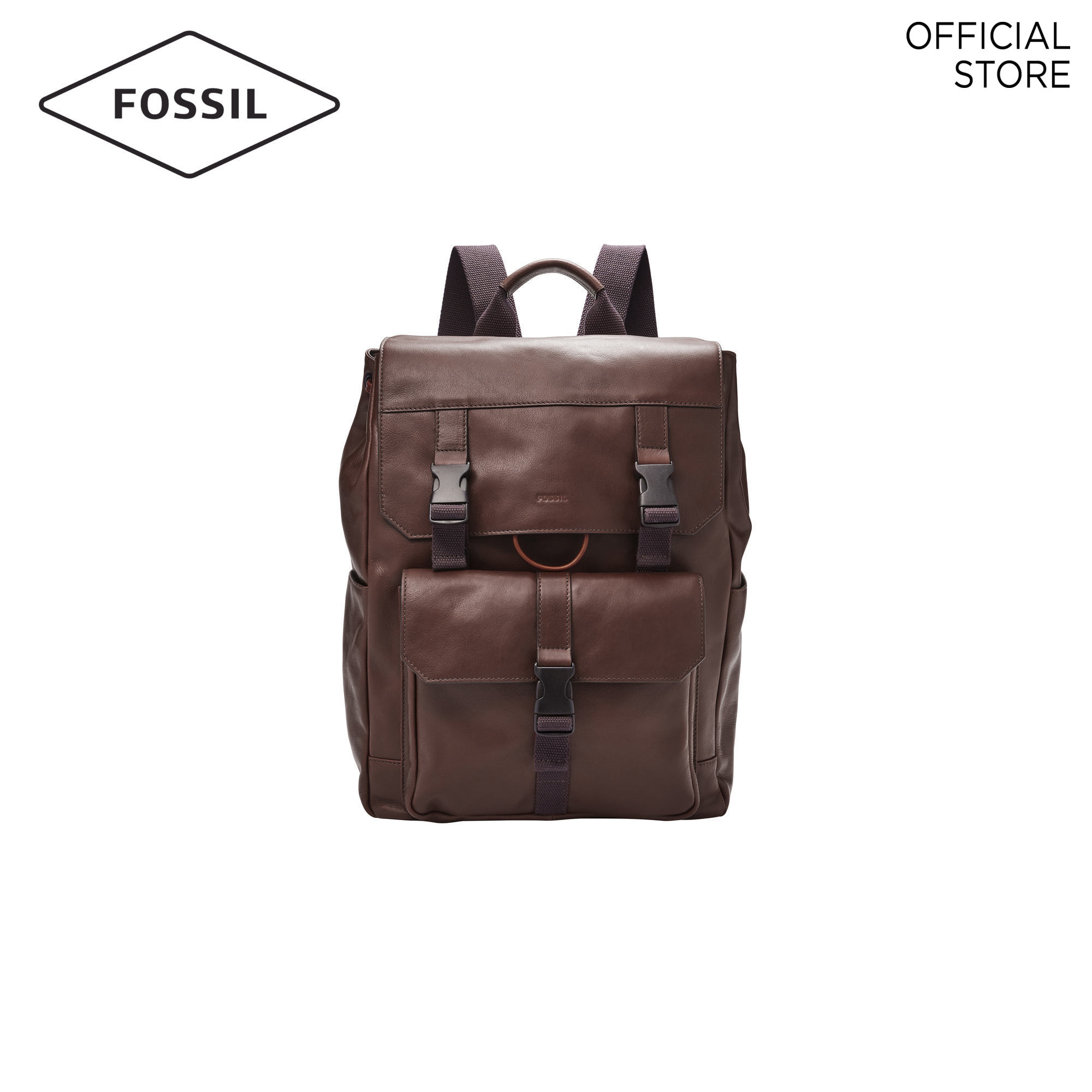 Fossil • Brown Leather Men's Toiletry Travel Bag | Leather men, Toiletry bag  travel, Leather