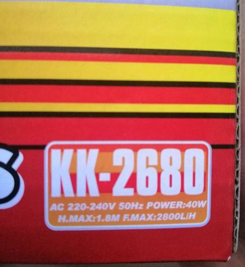 Máy bơm KAOKUI KK-2680 lọc nước hồ bể cá cảnh 40W