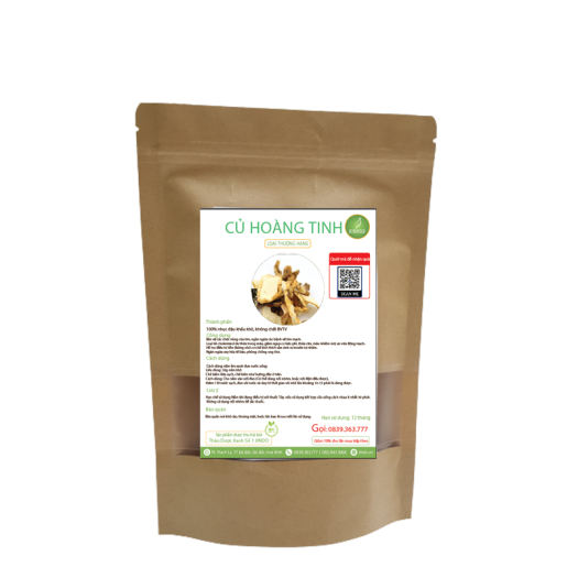 Củ hoàng tinh khô thượng hạng JINDO 1kg