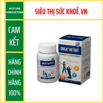 Great Height Giúp Tăng Trưởng Chiều Cao Cho Trẻ
