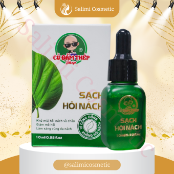 Serum Khử Mùi Hôi Nách THÉP 10ml (Mẫu Mới) - Làm Sạch Vùng Nách, Giúp Vùng Nách Khô Thoáng, Lưu Hương Lâu - HÀNG CHÍNH HÃNG
