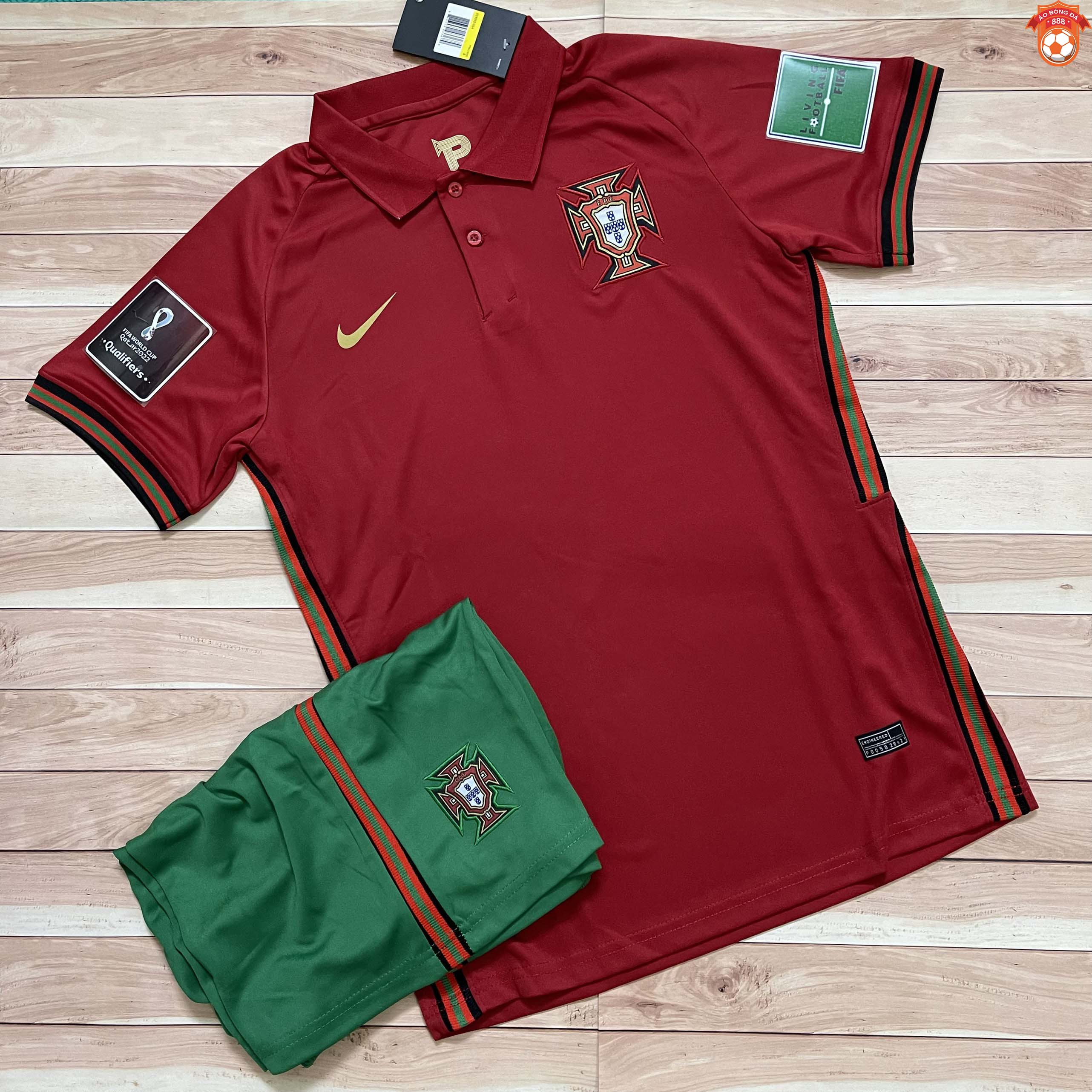 Giảm Giá Áo Bóng Đá Đội Tuyển Bồ Đào Nha Sân Nhà 2021 - Chuẩn Mẫu Thi Đấu - Vải  Polyester Gai Thái - Beecost