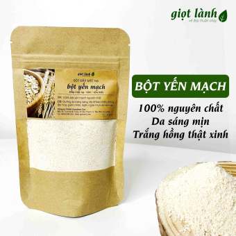 Bột yến mạch, bột đắp mặt nạ nguyên chất - Da trắng sáng, mịn màng Giọt Lành 100 Gram